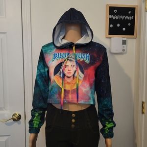 BILLIE EILISH Space Cropped Hoodie sweatshirt